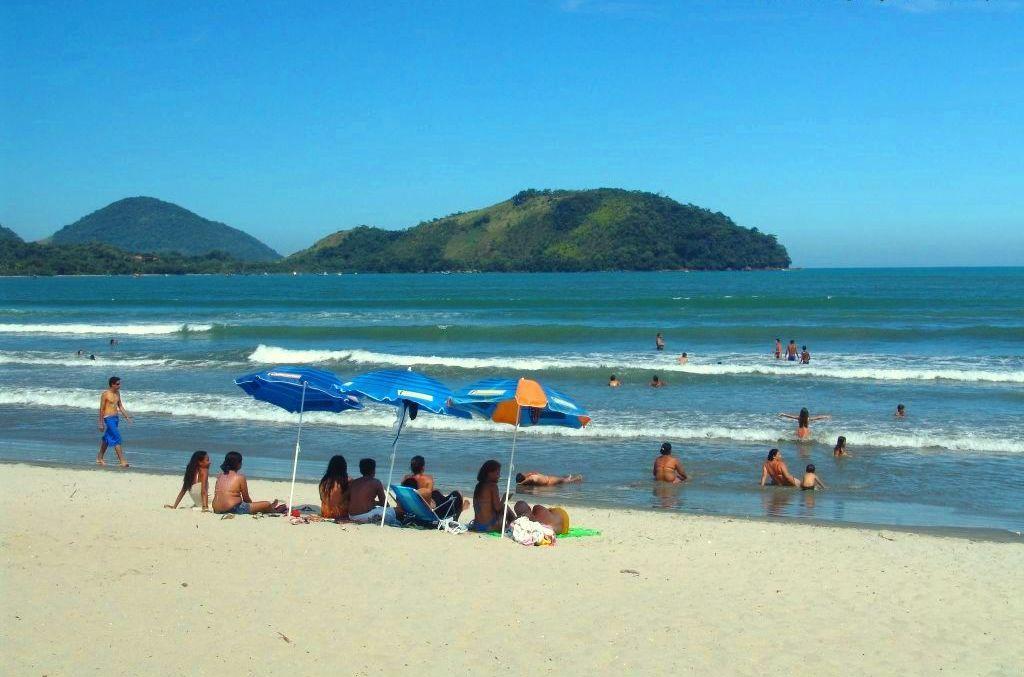 Aptos Familia Com Ar Condicionado Ubatuba Praia Pereque Acu Extérieur photo